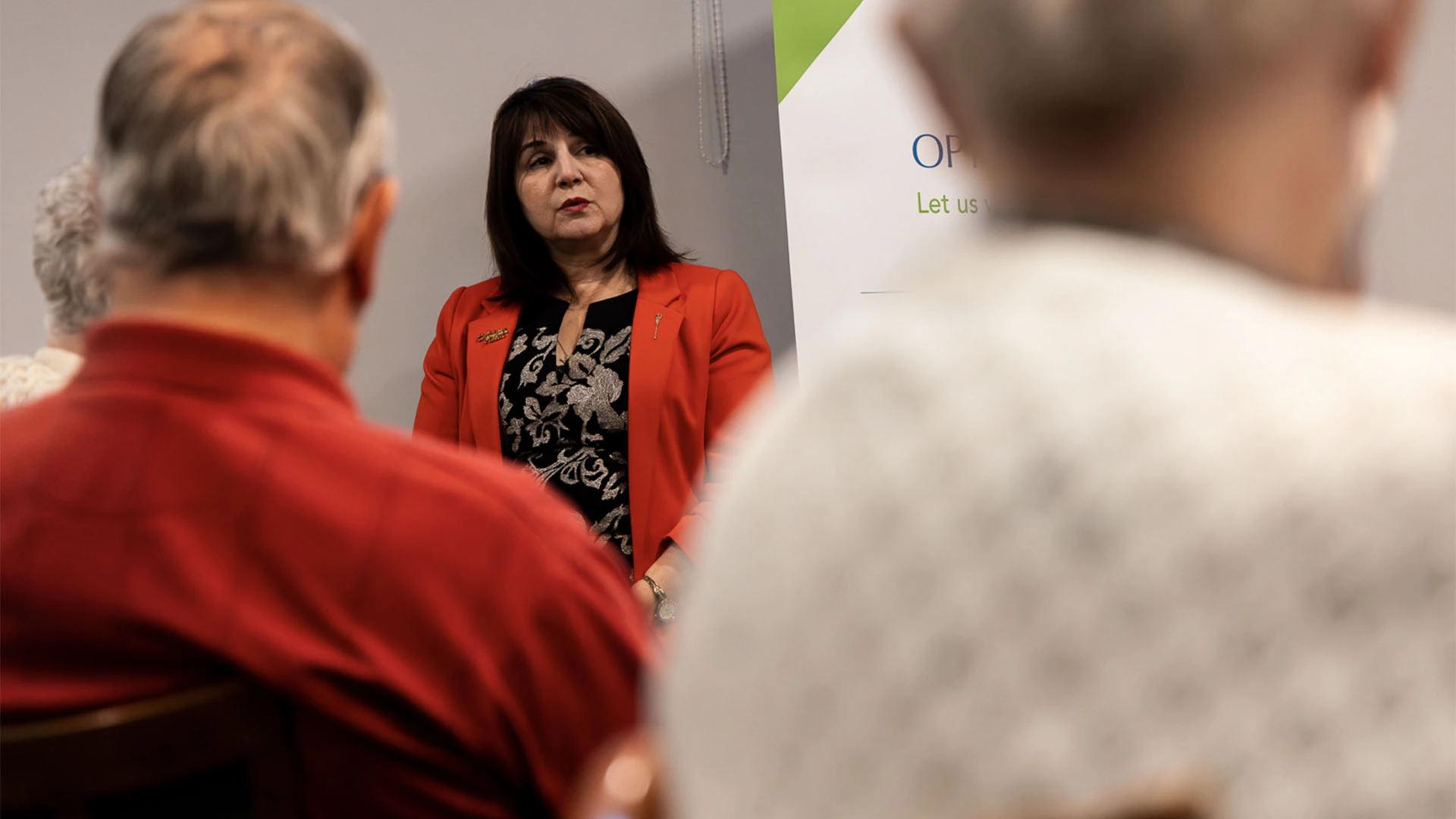 health minister talking